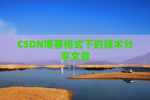 CSDN博客格式下的技术分享文章